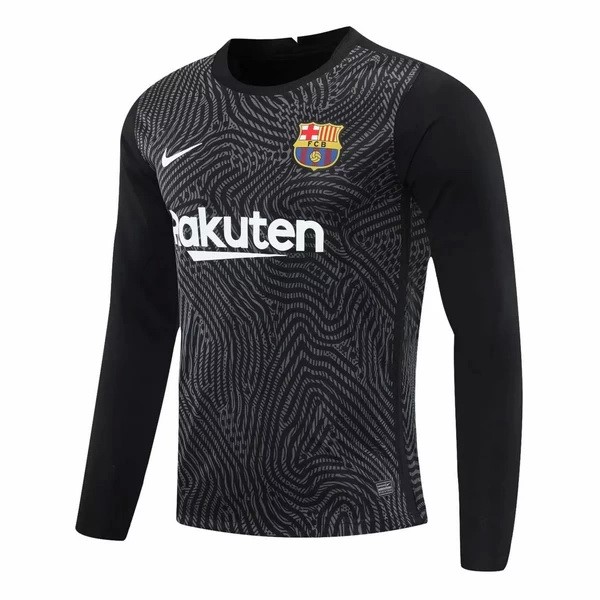 Camiseta Barcelona Portero ML 2020-2021 Negro